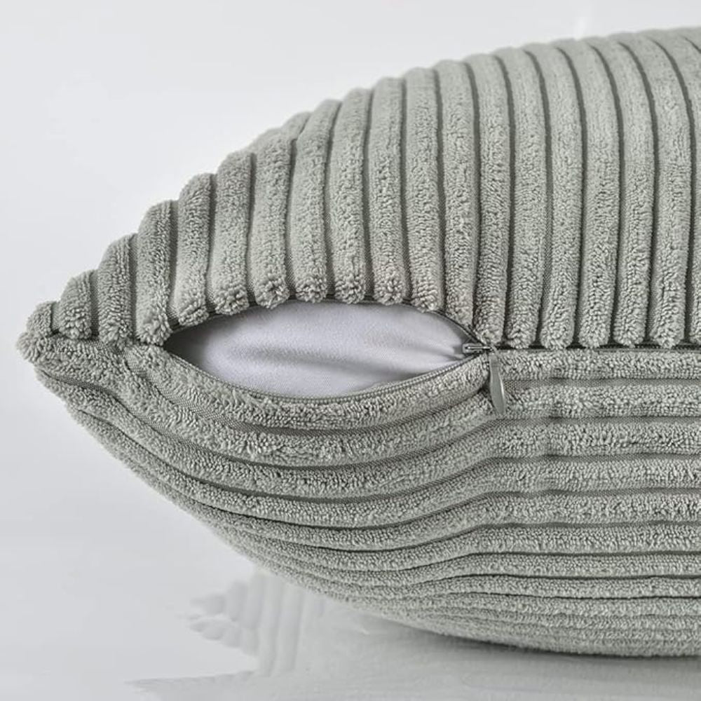 Cabin Corduroy Cushion Cover - Textured Sofa Pillow Cover