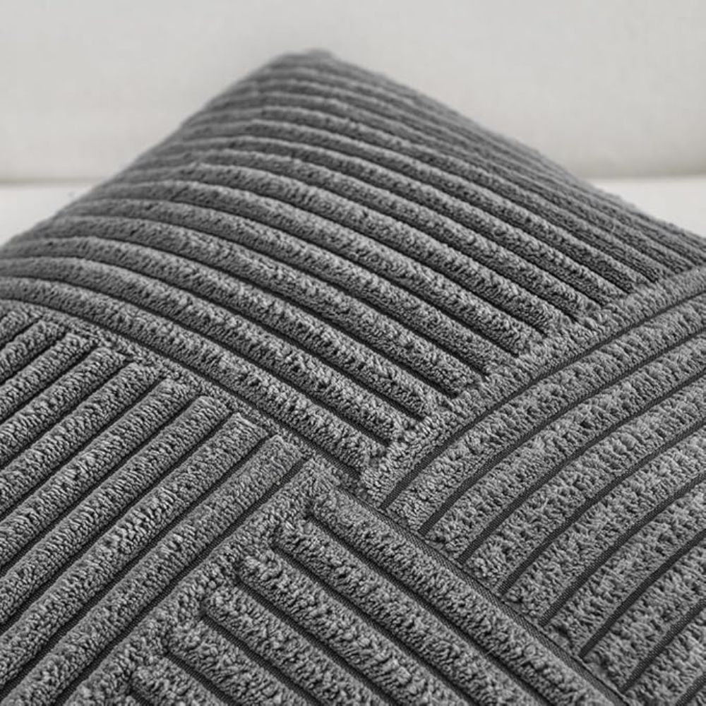Cabin Corduroy Cushion Cover - Textured Sofa Pillow Cover