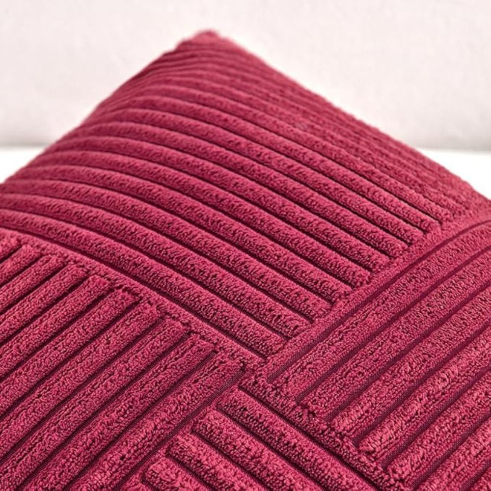 Cabin Corduroy Cushion Cover - Textured Sofa Pillow Cover