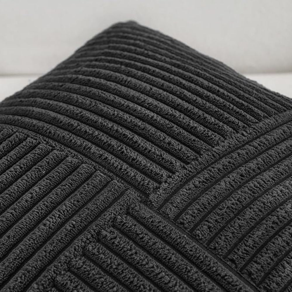 Cabin Corduroy Cushion Cover - Textured Sofa Pillow Cover