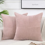 Cabin Corduroy Cushion Cover - Textured Sofa Pillow Cover