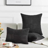 Cabin Corduroy Cushion Cover - Textured Sofa Pillow Cover