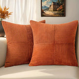 Cabin Corduroy Cushion Cover - Textured Sofa Pillow Cover