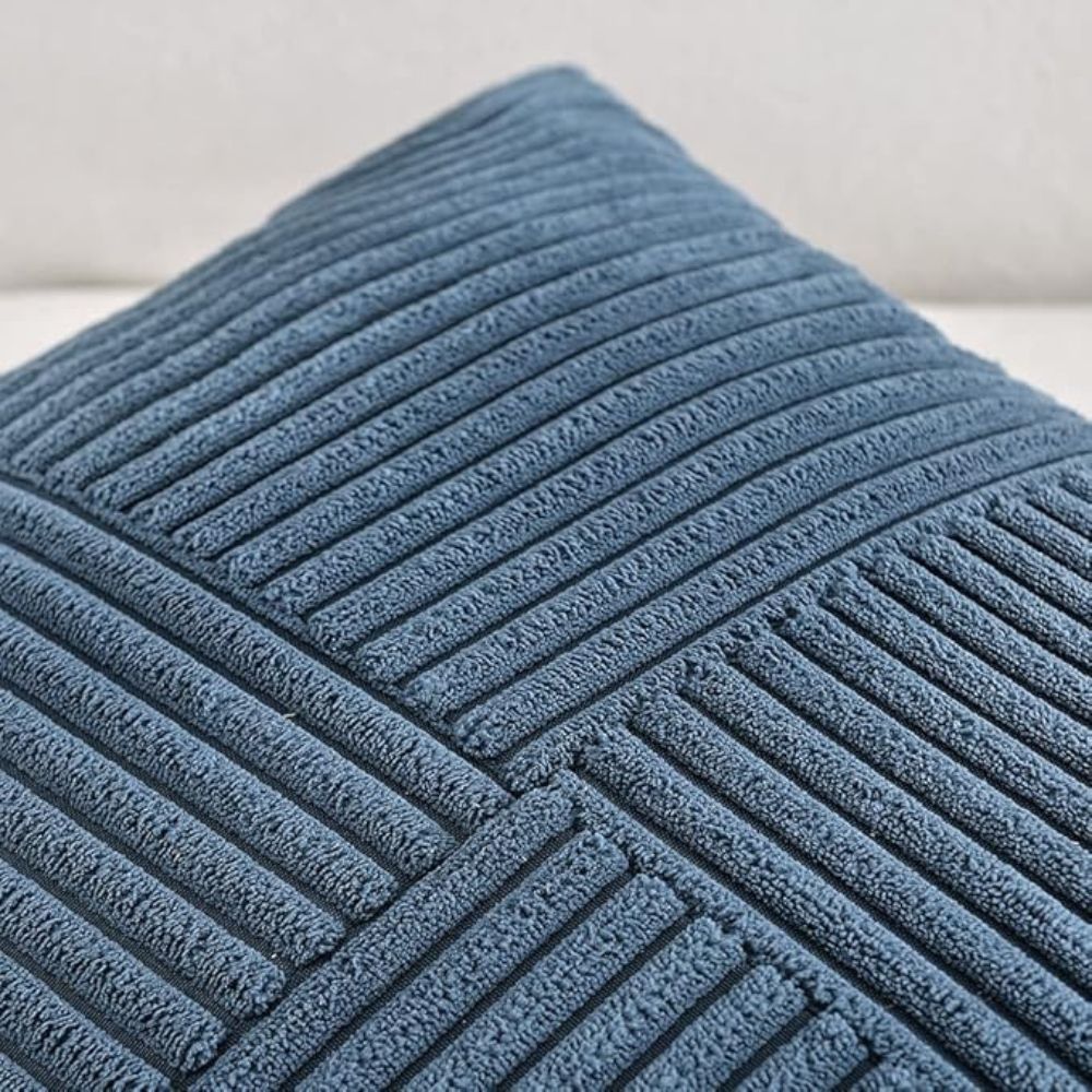 Cabin Corduroy Cushion Cover - Textured Sofa Pillow Cover