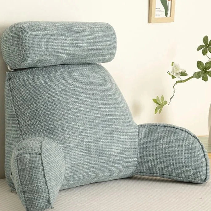 Stöd Back Cushion with Armrests - Bed Reading Pillow