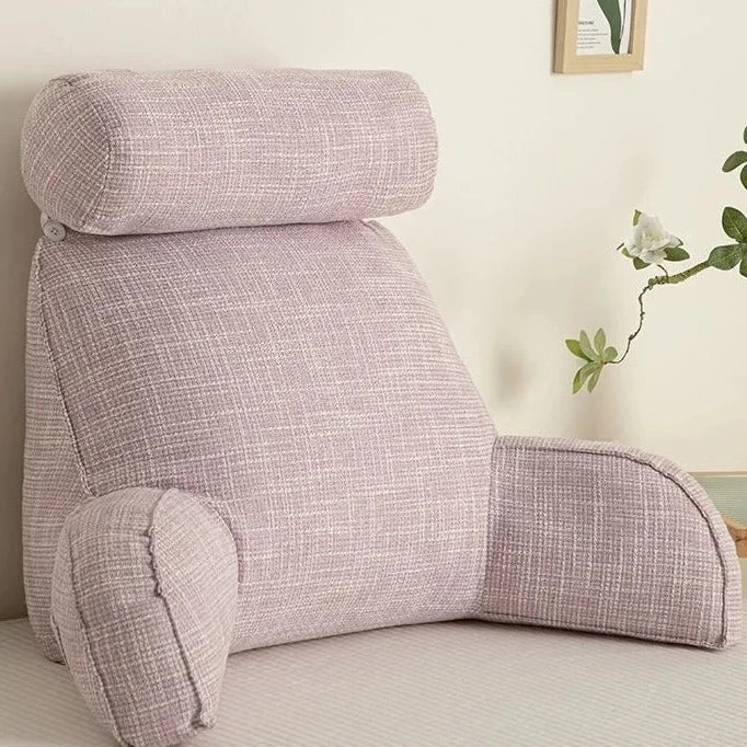 Stöd Back Cushion with Armrests - Bed Reading Pillow