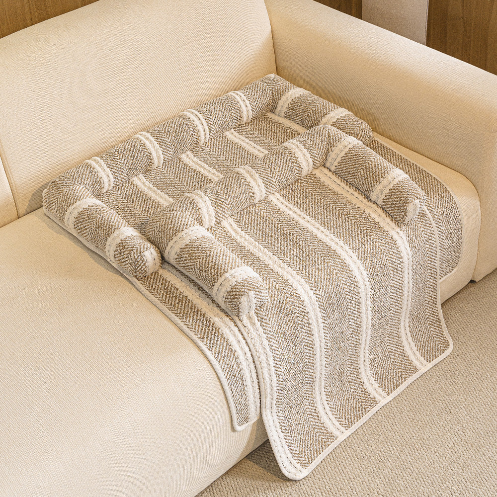 CouchGuard Bolster Mat - Chenille Pet Sofa Bed & Protector