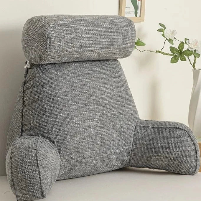 Stöd Back Cushion with Armrests - Bed Reading Pillow