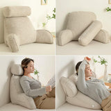 Stöd Back Cushion with Armrests - Bed Reading Pillow