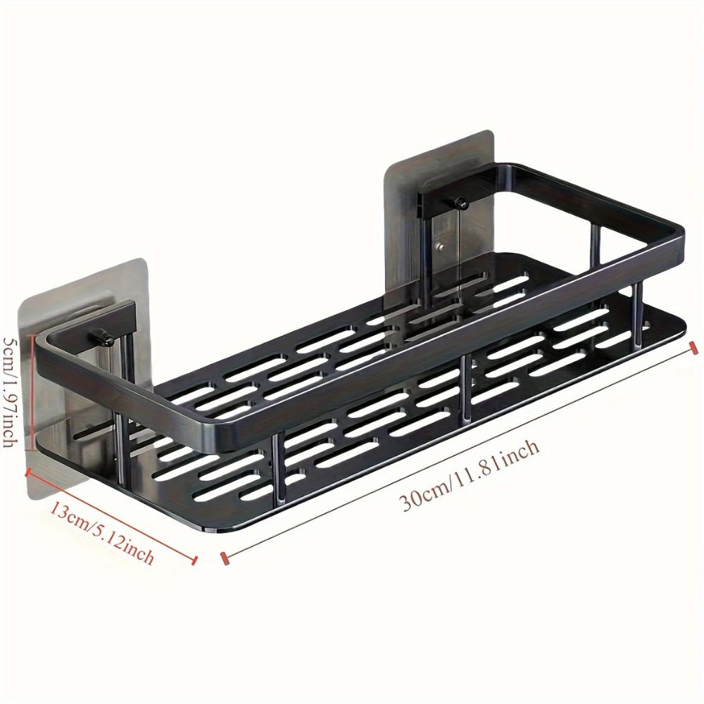Day Spa Shower Caddy Shelf - Drill-Free Wall Organiser
