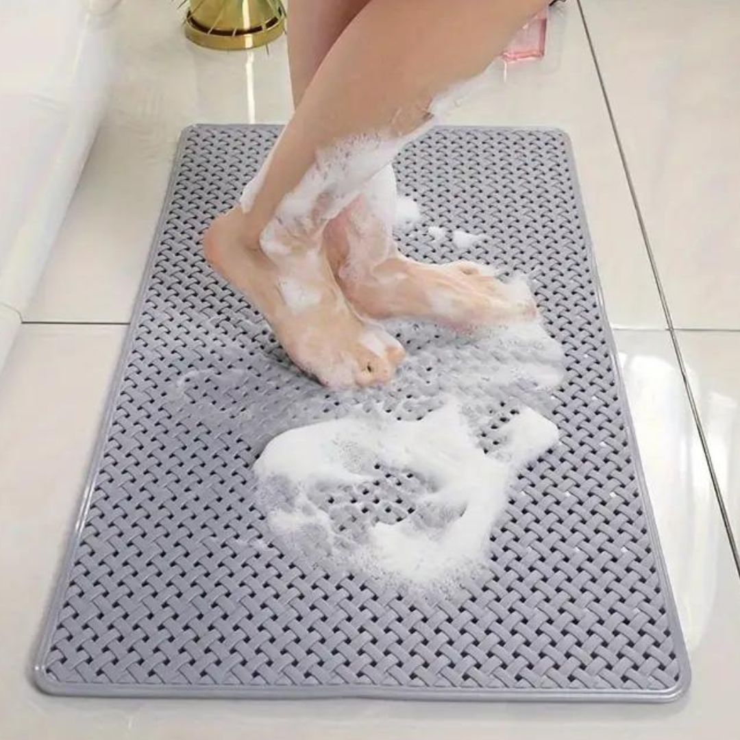 Non-Slip Bathtub Mat with Suction Cups - Quick Dry Bath Mat
