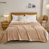 Breeze Waffle Cotton Summer Bedspread - Throw Blanket