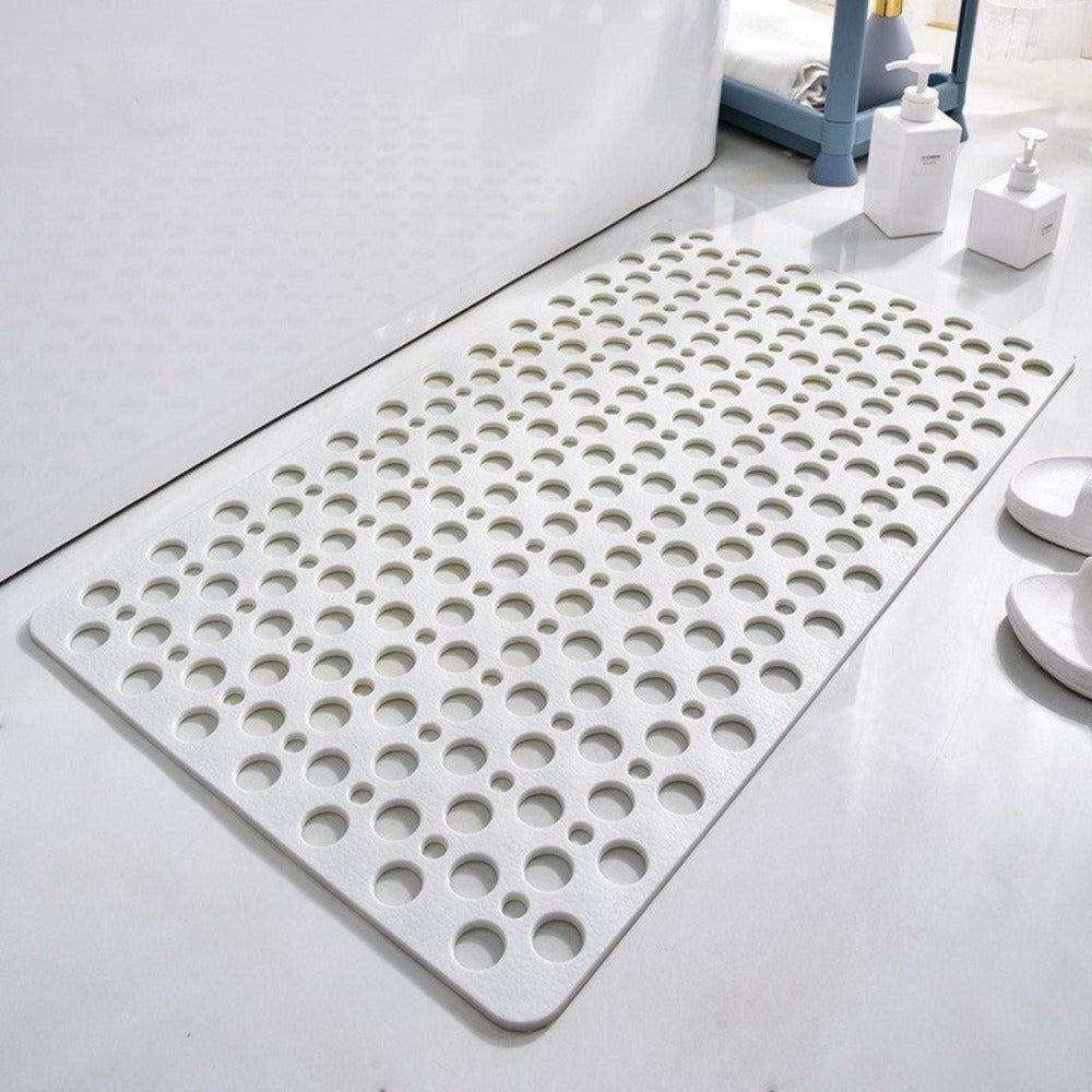 Anti-Slip Shower Floor Mat - Soft, Easy-Clean Bath Mat