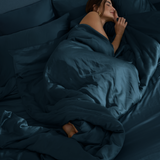 ShedShield Bamboo Quilt Cover in Contemplating blue