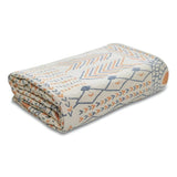 Reversible Cotton Throw Blanket - Sofa Cover & Bedspread
