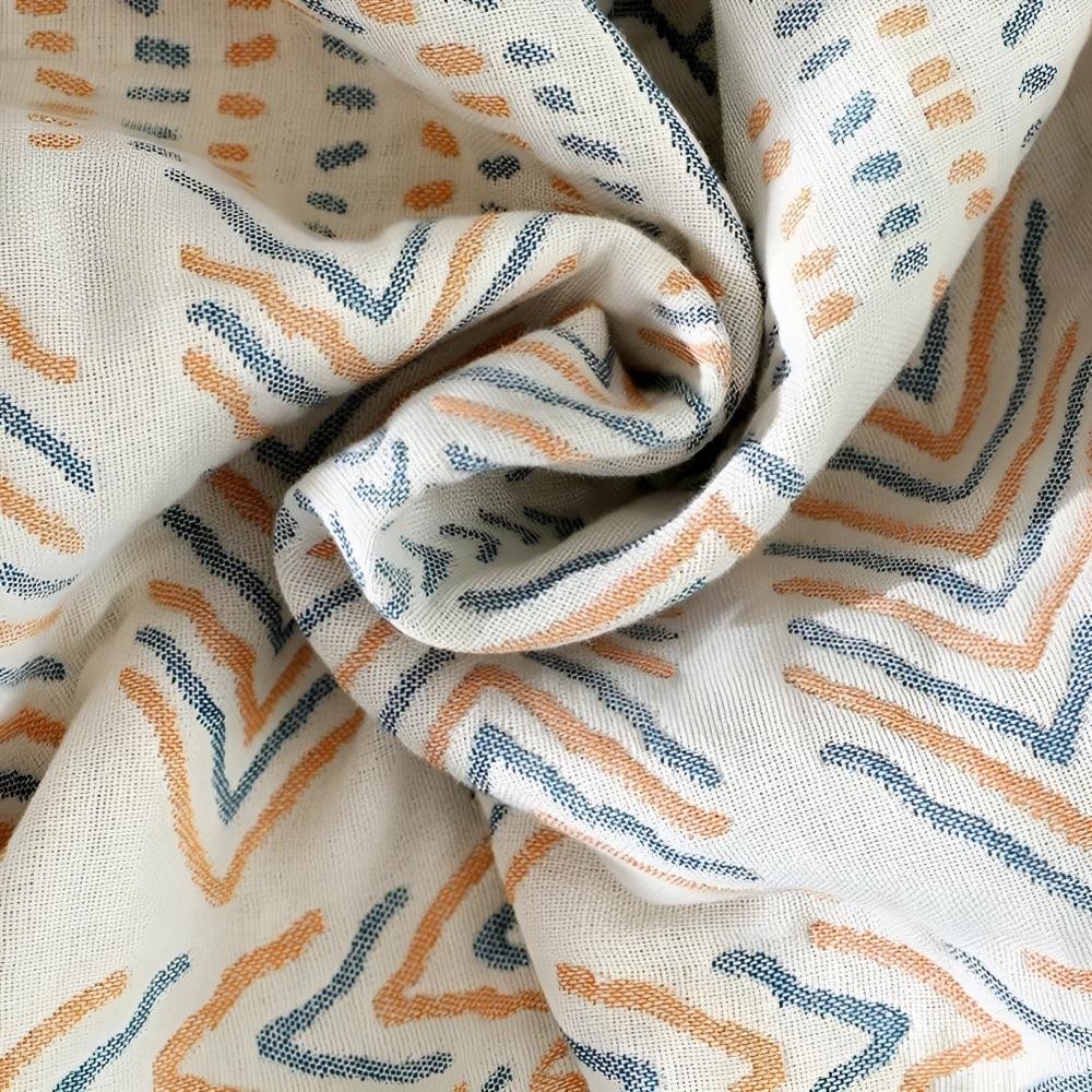 Reversible Cotton Throw Blanket - Sofa Cover & Bedspread