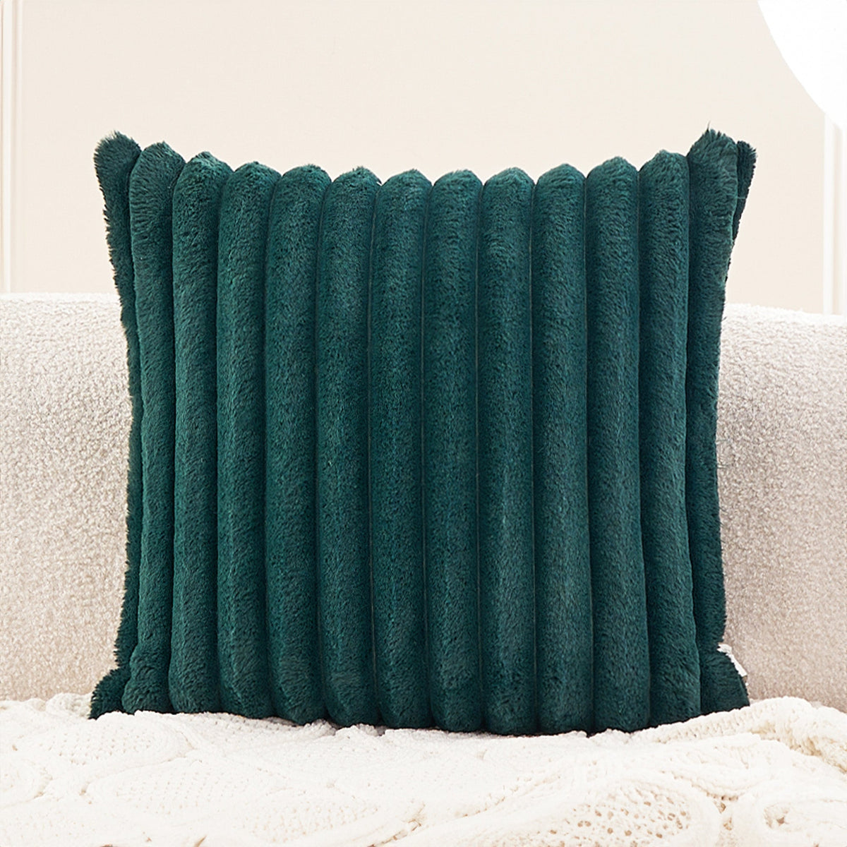 CloudFur Cushion Cover - Faux Fur Throw Pillow Cover 45cm