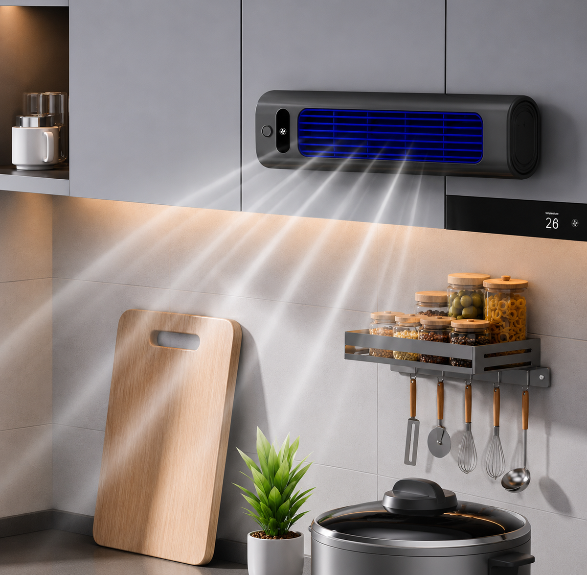Rechargeable Portable Air Cooler - Cordless Bladeless Fan