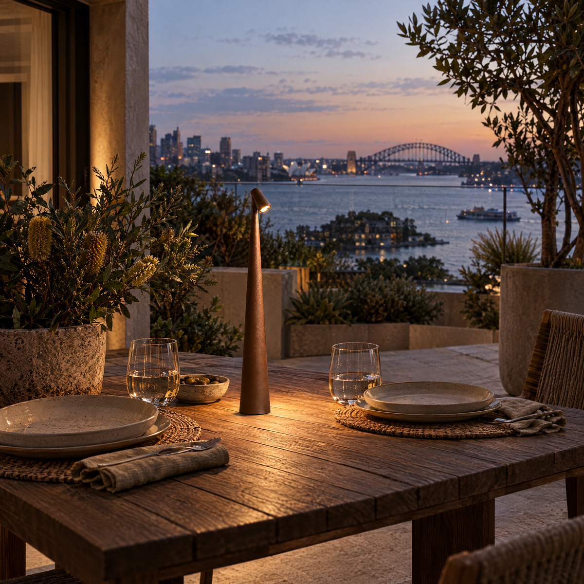 Take the glow outdoors