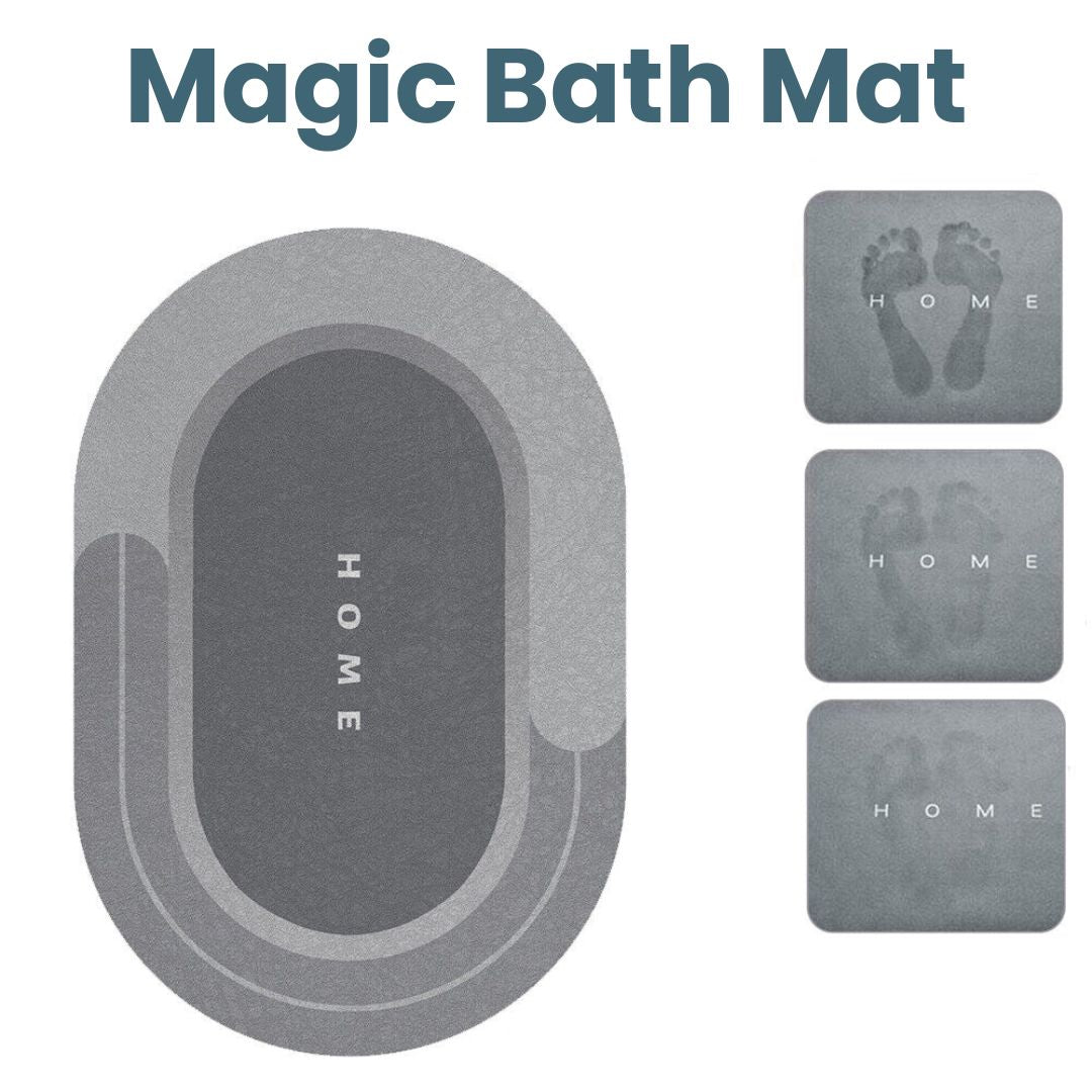 DryStep Super Absorbent Bath Mat - Non-Slip Floor Mat