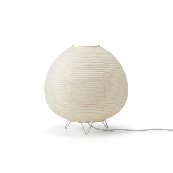 Halden Japanese Lantern Table Lamp on white background