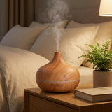 Wood Grain Aromatherapy Diffuser - bedroom environment