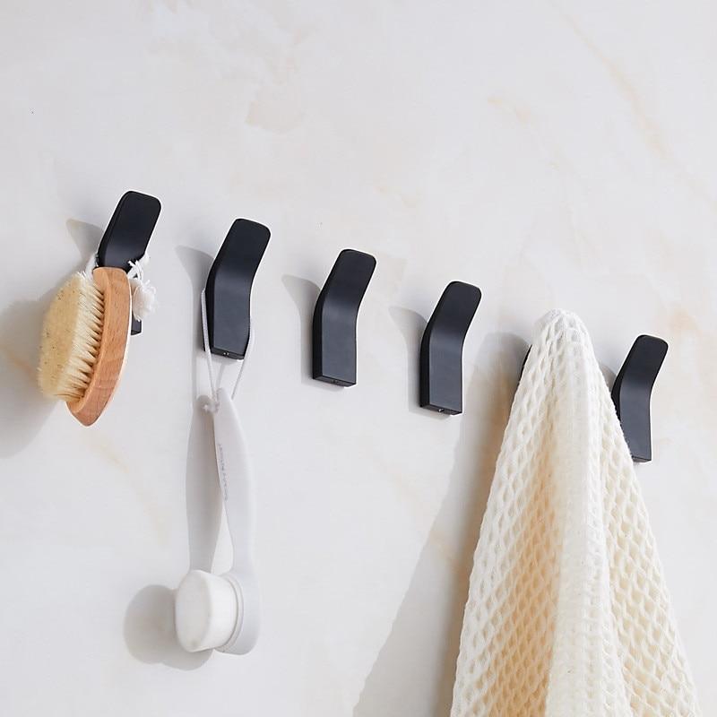Krok Wall Hooks Set of 5 - Modern Coat Hooks for Hallway