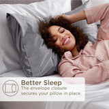 Beauty Sleep Silk Pillowcase Set of 2 - Smooth for Hair