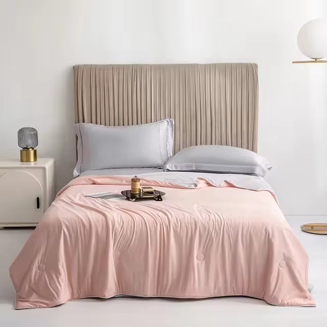 SleepBreeze Cooling Blanket - Lightweight Summer Blanket