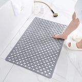 Anti-Slip Shower Floor Mat - Soft, Easy-Clean Bath Mat