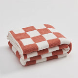 Ruta Checkered Plaid Blanket - Sofa & Bed Throw