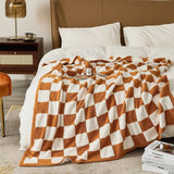 Ruta Checkered Plaid Blanket - Sofa & Bed Throw