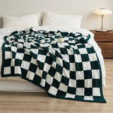 Ruta Checkered Plaid Blanket - Sofa & Bed Throw