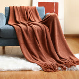 Strik Knitted Throw Blanket - Sofa & Bed Blanket