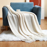 Strik Knitted Throw Blanket - Sofa & Bed Blanket