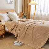 Breeze Waffle Cotton Summer Bedspread - Throw Blanket